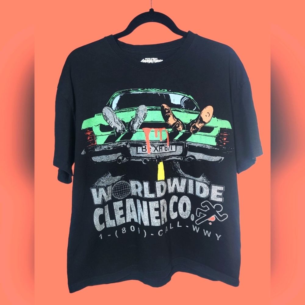 World Wide Youth Men's "Cleaner" Graphic Tee Size L